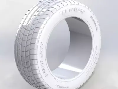 bridgestone RE71 tires 3D model