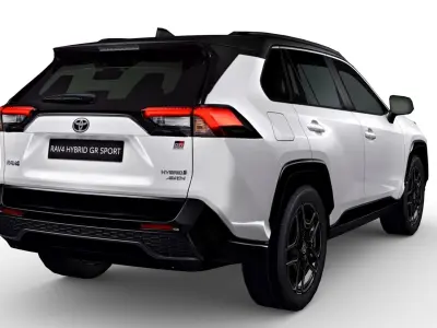 Toyota RAV4 GR Sport 2023 Low-poly 3D model