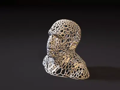 Voldemort Voronoi 3D print model