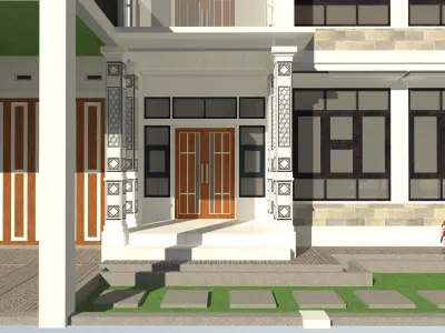 2 Floor House Classic A 3D model