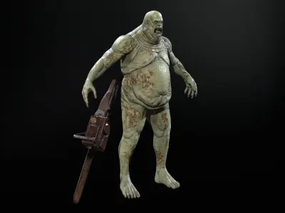 UrbanZombie2  unit2 for pack Low-poly 3D model