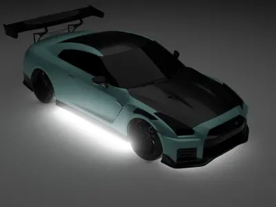 Nissan GTR CRYSTAL EDTION Special ONE 3D model