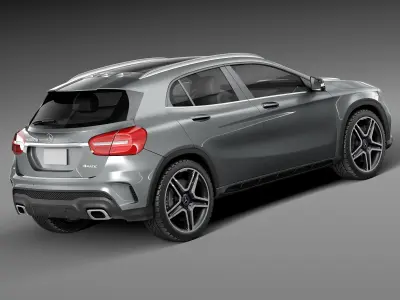 Mercedes-Benz GLA 45AMG 2014 3D model
