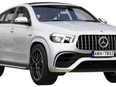 Mercedes Benz AMG GLE 63 Coupe 2021 3D model