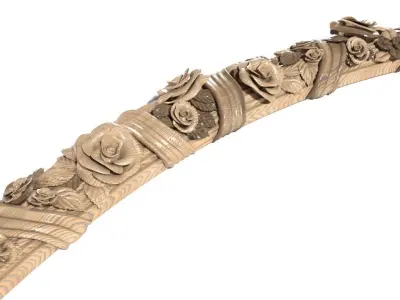 Frame-004 ornate bangle 3D model