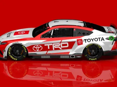 Toyota Camry NASCAR NEXTGEN 2022 Low-poly 3D model
