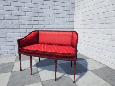 luxury furniture pack Free low-poly 3D model