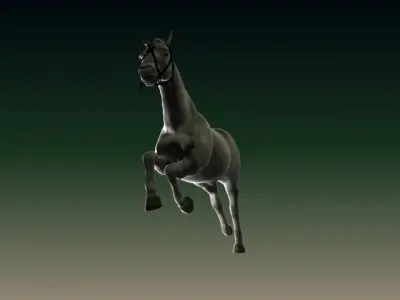 Horse Low-poly 3D model