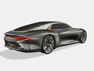 Bentley EXP 100 GT Concept 2019 Low-poly 3D model