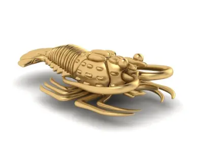 3D Printable Lobster 3D print model 3D print model 3D print model