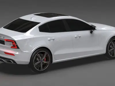 Volvo S60 2019 No Interior 3D model