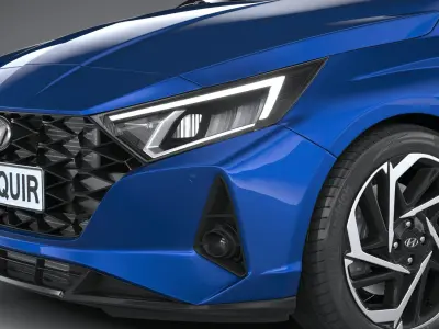Hyundai i20 2021 3D model