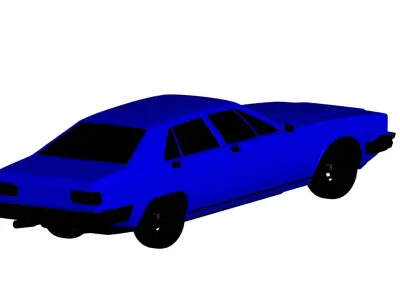 Maserati Quattroporte 1980 3D model