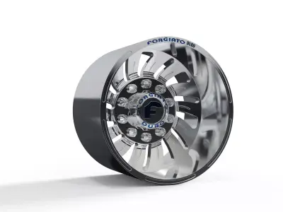 REAR forgiato Turbinata DURO DUALLY WHEEL 3D print model