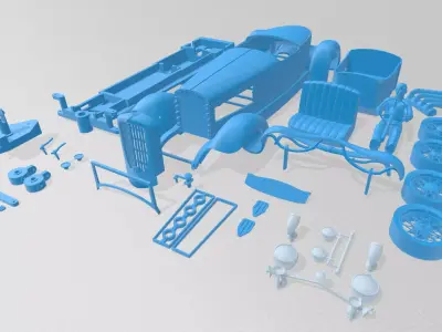 Duesenberg SJ Speedster 3D print model
