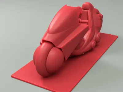 Kaneda Bike 3D Print Model 3D print model