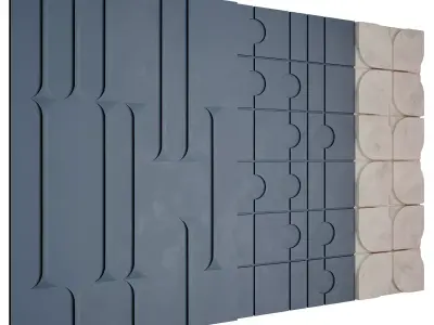 Decorative Wall 3d Panel 03 3D model