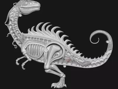 Dinosaur 3D print model