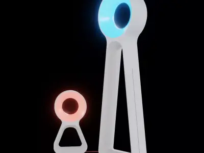 Octopus Lamp Kit 3D model