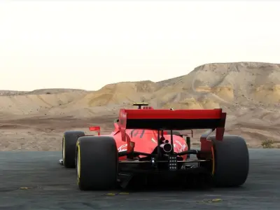 F1 Ferrari SF1000 Season 2020 3D model