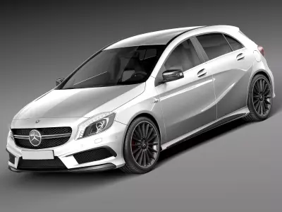 Mercedes-Benz A45 AMG 2014 3D model