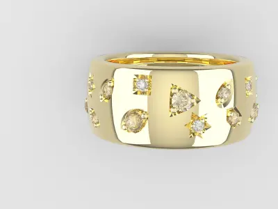 Pomellato ring 3D print model