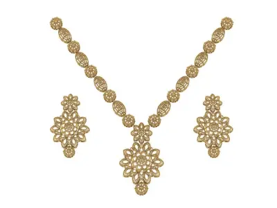 Indian Traditional Necklaces 3D print model