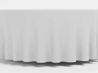 -Tablecloth Round- 3D model