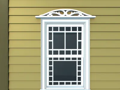 Window Header 2 3D model