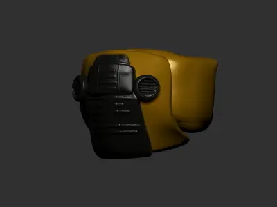 helmet high poly sculpt 3d printable  3D model