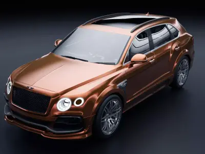Bentley Bentayga Startech Low-poly 3D model