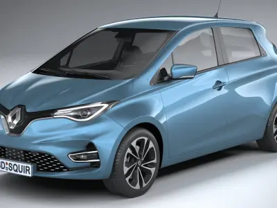 Renault Zoe 2020 3D model