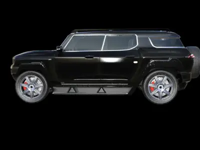 Suv Car Low-poly 3D model
