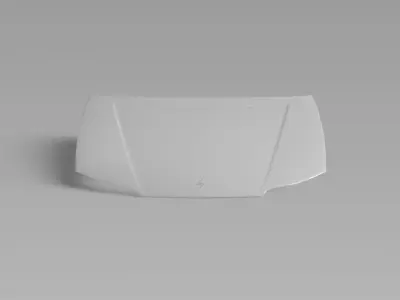 S15 Spec R Hood Exterior Surface - 3D Laser-Scanned 3D model