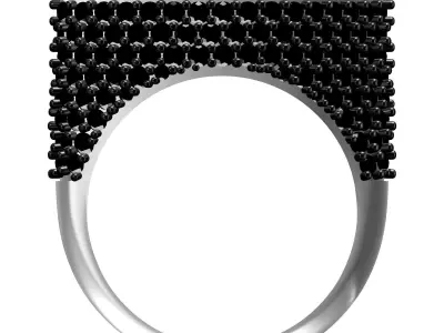 Marquise Cut Cocktail Ring 3D print model