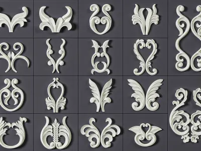 160 ARCHITECTURAL KITBASH - VOL 03 3D model