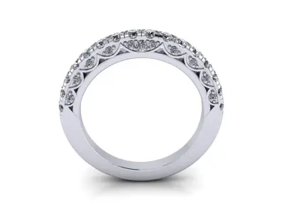 Engagemen Ring WB 3D print model