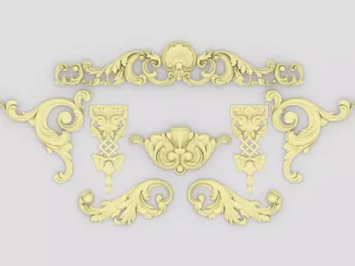 Engraving Collection for Decor 3D print model