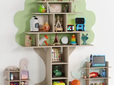 Children Room Set 14 Low-poly 3D model