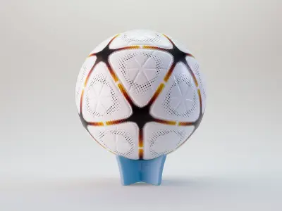 Modern Soccer Football Ball 3D model