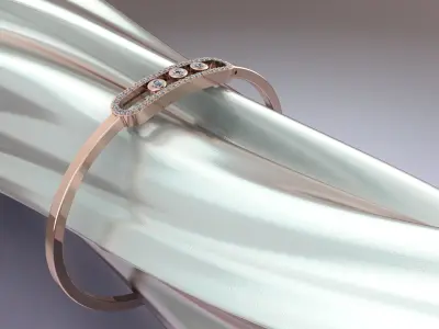 MESSIKA Braclete 3D print model 3D print model 3D print model