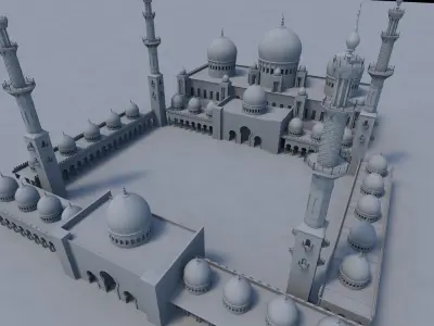 Sheikh Zayed Grand Mosque 3D model