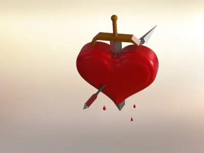 Heart Free 3D model