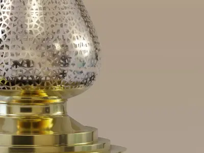 Scheherazade ornate pendant lamp 3D model