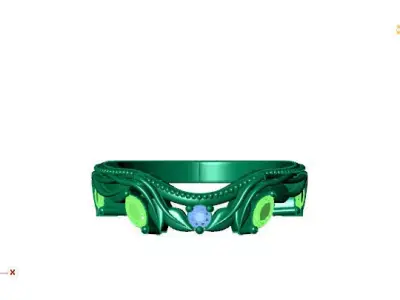 Vine Ring 3D print model