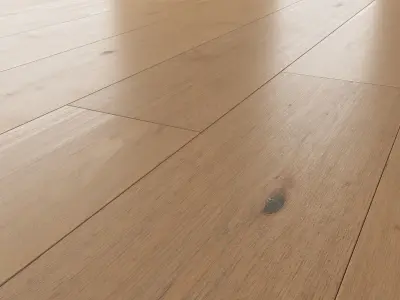 Wood floor Oak Nibl Brushed 3D model