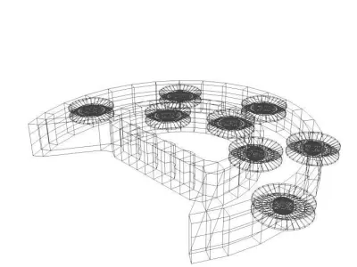 Musical Instrument Tamborin 3D model