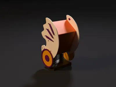 Attraction seashell 3D model