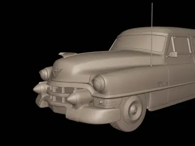 Cadillac 75 Fleetwood Limousine 1953  3D print model