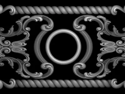 3d model of flowers and leaves 3D print model